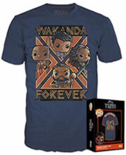 FUNKO BOXED TEE: MARVEL BLACK PANTHER WAKANDA FOREVER T-SHIRT (M)