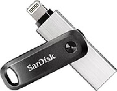 SANDISK SDIX60N-256G-GN6NE IXPAND GO 256GB USB 3.0 TYPE-A AND LIGHTNING FLASH DRIVE