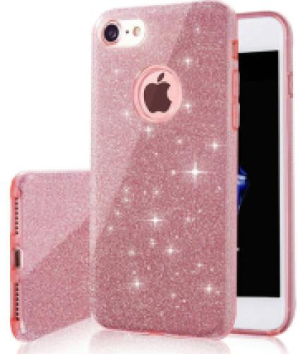 GLITTER 3IN1 BACK COVER CASE FOR XIAOMI REDMI NOTE 9S/NOTE 9 PRO/NOTE 9 PRO MAX PINK