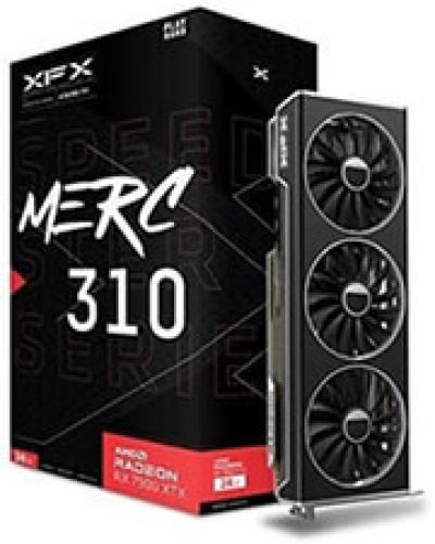 VGA XFX AMD RADEON RX7900XTX MERC310 BLACK GAMING 3XDP/H 24GB RETAIL