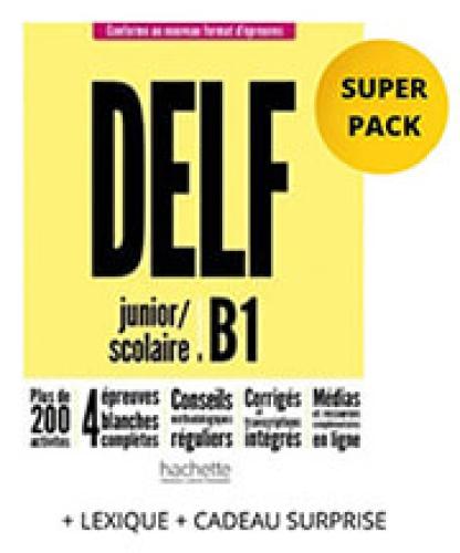 DELF SCOLAIRE & JUNIOR B1 SUPER PACK (+ LEXIQUE + CADEAU SURPRISE)