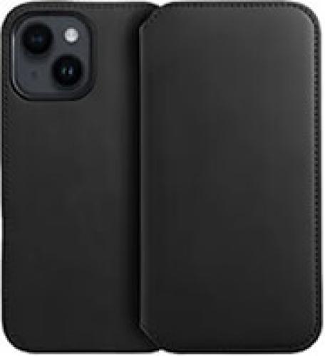 DUAL POCKET BOOK FOR IPHONE 15 BLACK