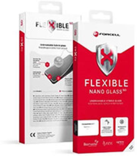 FORCELL FLEXIBLE NANO GLASS 5D FOR IPHONE 15 PLUS BLACK