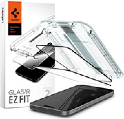 SPIGEN GLASS TR EZ FIT 2 PACK FC BLACK FOR IPHONE 15 PLUS