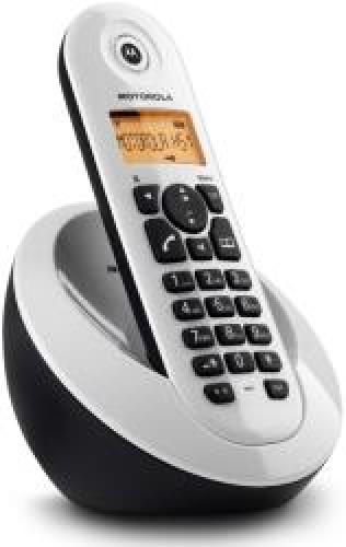 MOTOROLA C601W SINGLE DIGITAL CORDLESS PHONE WHITE