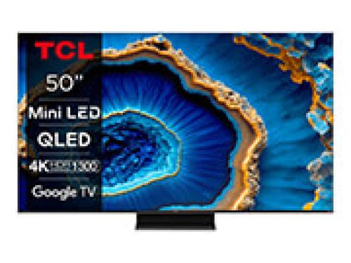 TV TCL 50C805 50'' MINI-LED QLED 144HZ 4K UHD SMART WIFI GOOGLE TV