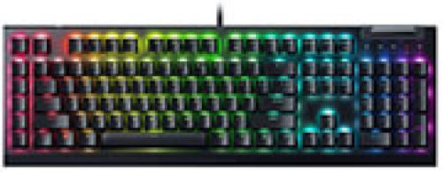 RAZER BLACKWIDOW V4 X - RGB GAMING MECHANICAL KEYBOARD - MACRO KEYS - GREEN CLICKY SWITCHES