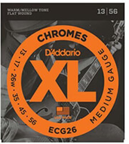 ΧΟΡΔΕΣ ΗΛΕΚΤΡΙΚΗΣ ΚΙΘΑΡΑΣ D'ADDARIO ECG26 FLAT WOUND