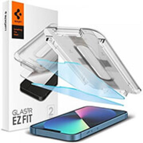 SPIGEN GLASS TR EZ FIT TRANSPARENCY SENSOR OPEN (ANTI-BLUELIGHT/2P) IPHONE 14/13 PRO/13