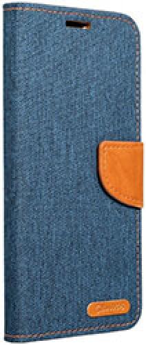 ΘΗΚΗ CANVAS BOOK CASE FOR SAMSUNG S24 PLUS NAVY BLUE