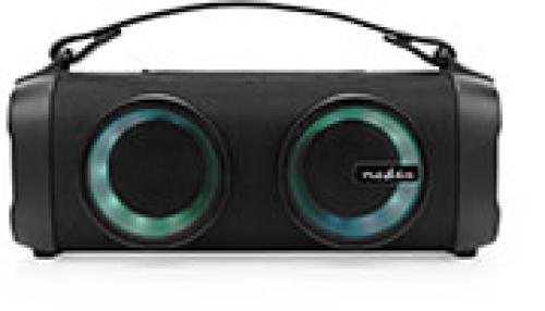 NEDIS SPBB306BK BLUETOOTH PARTY BOOMBOX 2.0 16W WITH CARRYING HANDLE AND PARTY LIGHTS BLACK