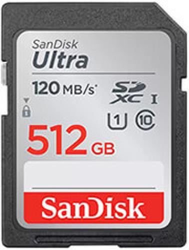 SANDISK SDSDUN4-512G-GN6IN ULTRA 512GB SDXC UHS-I U1 CLASS 10