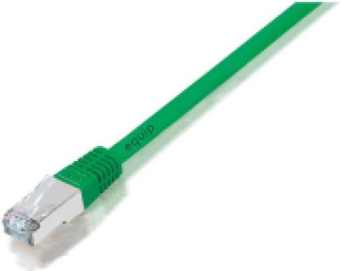 EQUIP 225443 CAT.5E F/UTP PATCH CABLE GREEN 0.25M