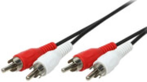 LOGILINK CA1040 AUDIO CABLE 2X2 CINCH MALE 5M