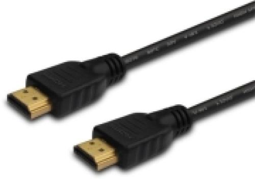 SAVIO CL-05 CABLE HDMI 1.4 3D ETHERNET GOLD PLATED 2M BLACK