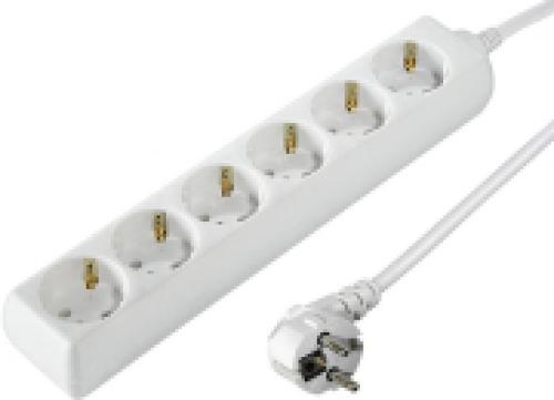 HAMA 121903 POWER STRIP 6-WAY 1.4M WHITE