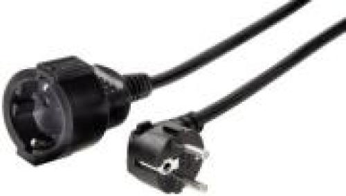 HAMA 47870 PROFI EXTENSION CABLE WITH EARTH CONTACT 5M BLACK