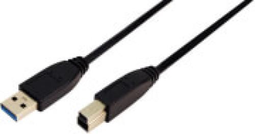 LOGILINK CU0023 USB 3.0 CONNECTION CABLE AM TO BM 1M BLACK