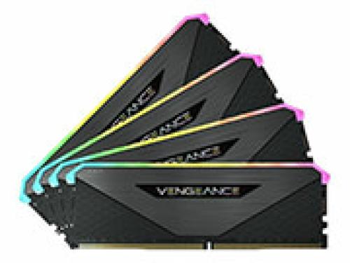RAM CORSAIR CMN128GX4M4Z3600C18 VENGEANCE RGB RT BLACK 128GB (4X32GB) DDR4 3600MHZ QUAD KIT