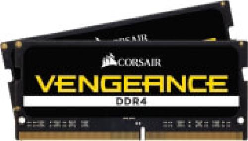 RAM CORSAIR CMSX16GX4M2A2666C18 VENGEANCE BLACK 16GB (2X8GB) SO-DIMM DDR4 2666MHZ DUAL KIT