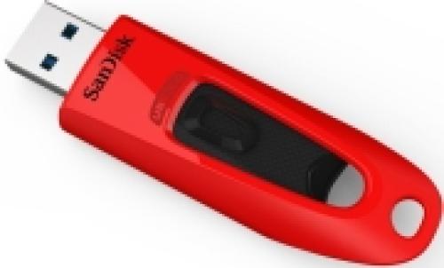 SANDISK ULTRA 64GB USB3.0 FLASH DRIVE RED SDCZ48-064G-U46R