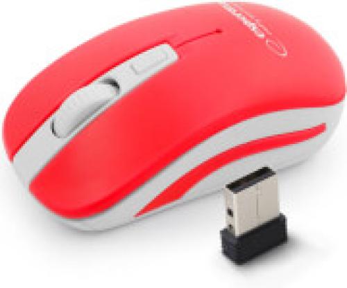 ESPERANZA EM126WR WIRELESS OPTICAL MOUSE 4D 2.4GHZ URANUS RED/WHITE