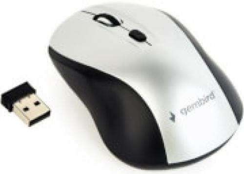 GEMBIRD MUSW-4B-02-BS WIRELESS OPTICAL MOUSE BLACK/SILVER