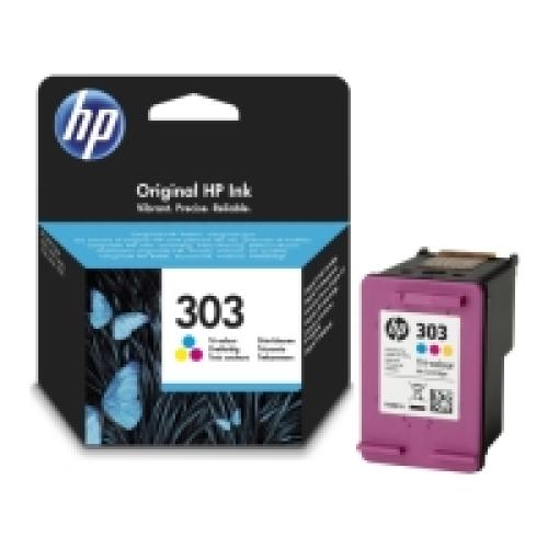 ΓΝΗΣΙΟ ΜΕΛΑΝΙ HEWLETT PACKARD NO 303 TRI-COLOUR ΜΕ OEM:T6N01AE