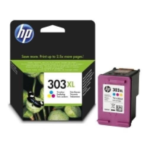 ΓΝΗΣΙΟ ΜΕΛΑΝΙ HEWLETT PACKARD NO 303XL TRI-COLOUR ΜΕ OEM:T6N03AE