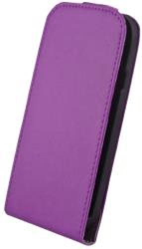 SLIGO ELEGANCE LEATHER CASE FOR SAMSUNG I9500 GALAXY S IV PURPLE