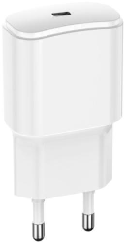 FOREVER UNIVERSAL WALL CHARGER USB-C PD 3A (20W) PD TC-01 WHITE