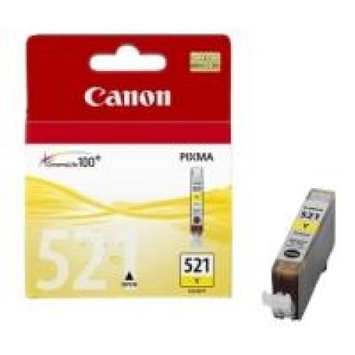 ΓΝΗΣΙΟ ΜΕΛΑΝΙ CANON ΚΙΤΡΙΝΟ (YELLOW) ΜΕ OEM: CLI-521Y