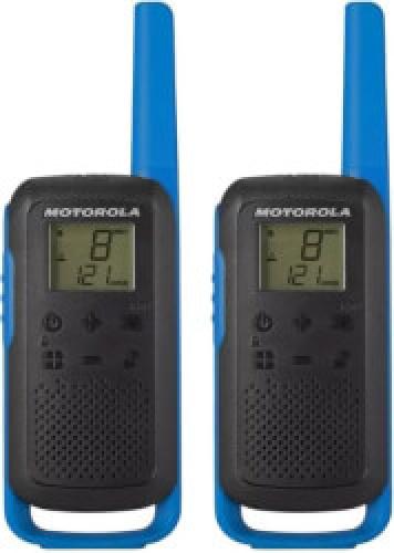 MOTOROLA TALKABOUT T62 TWIN-PACK + CHARGER BLUE