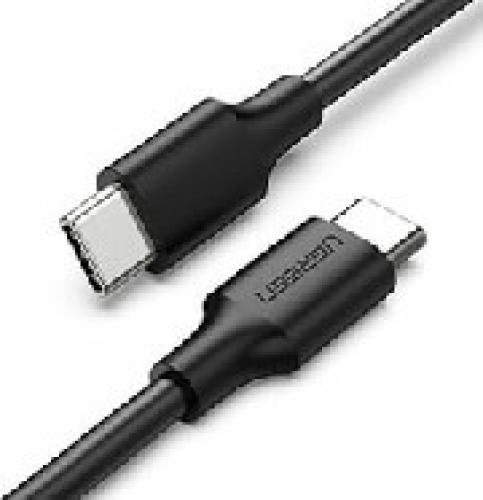 CHARGING CABLE UGREEN US286 TYPE-C/TYPE-C BLACK 1M 50997 3A