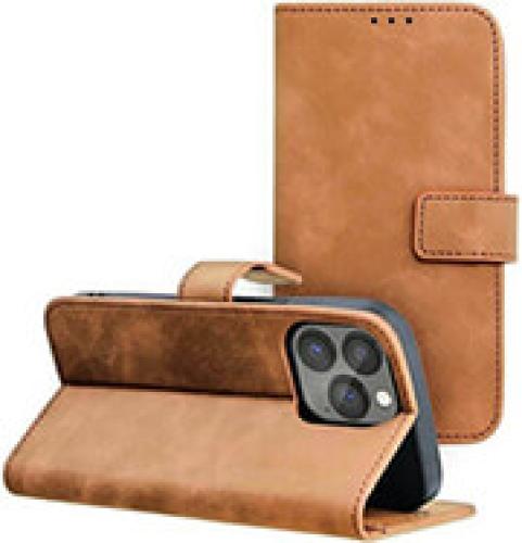 FORCELL TENDER BOOK CASE FOR IPHONE 13 PRO BROWN
