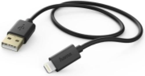 HAMA 173635 LIGHTNING CHARGING/DATA CABLE 1.5M BLACK