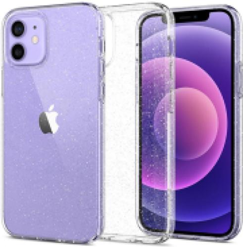 SPIGEN LIQUID CRYSTAL CASE FOR IPHONE 12 / 12 PRO GLITTER TRANSPARENT