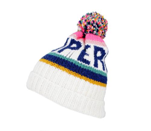 SUPERDRY 90S NOSTALGIA LOGO BEANIE W9000001A-22C Πολύχρωμο