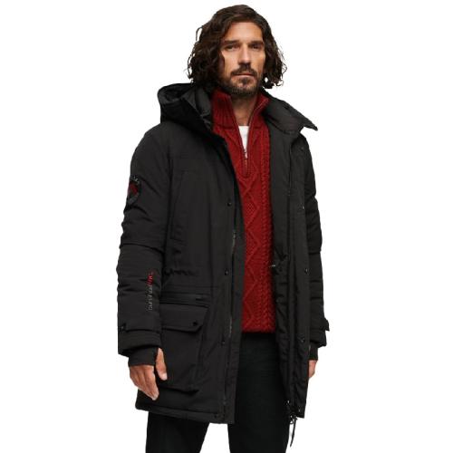 SUPERDRY CITY PADDED PARKA JACKET M5011754A-02A Μαύρο