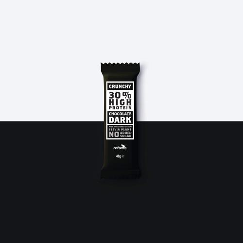 Μπάρα Πρωτεΐνης 30% με Μαύρη Σοκολάτα & Στέβια Flapjack (40g)