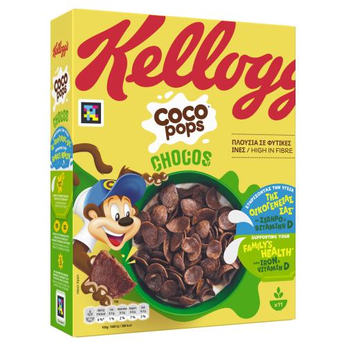 Δημητριακά Coco Pops Chocos Kellogg's (330g)