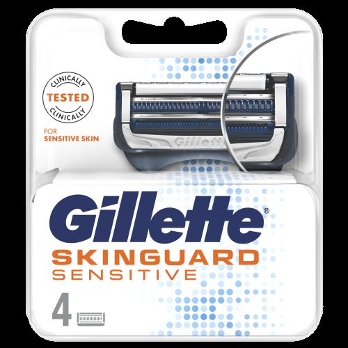 Ανταλλακτικά Ξυραφάκια Skinguard Sensitive Gillette (2x4τεμ) τα 2τεμ -4€