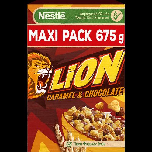 Δημητριακά με Καραμέλα & Σοκολάτα Lion Nestle (675g)