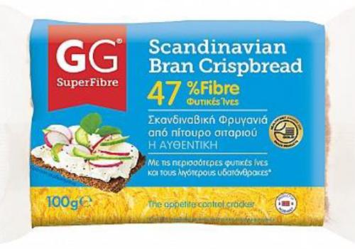 Σκανδιναβική Φρυγανιά Πίτουρου GG (100 g)