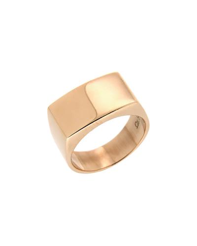 Δαχτυλίδι σεβαλιέ ροζ χρυσό Κ9