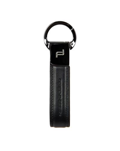 Porsche Design μαύρη δερμάτινη Κλειδοθήκη Keyring Loop OKY08804.001