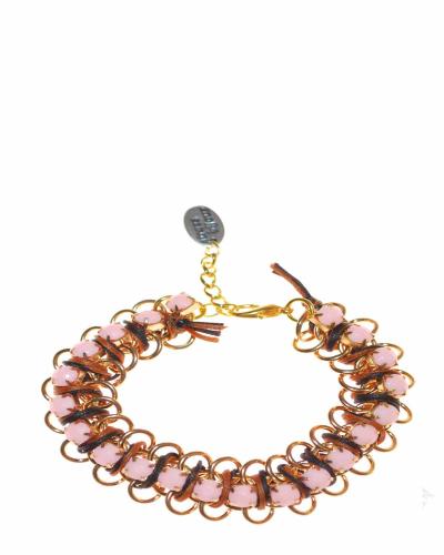 Handmade Chain & Stones Bracelet