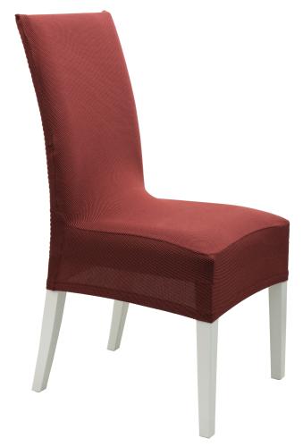 Κάλυμμα καρέκλας χωρίς βολάν ELEGANT BORDEAUX, VIOPROS