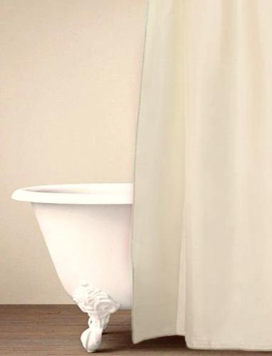 Κουρτίνα μπάνιου (200Πx180Υ) SIMPLE CREAM, PALAMAIKI