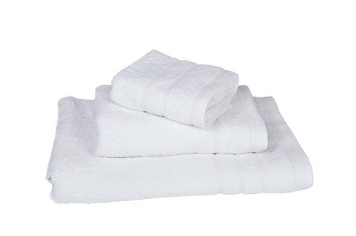 Πετσέτα ΚΟΜΒΟΣ Πεννιέ 500γρ/μ2 Λευκό Χειρός (40x60)